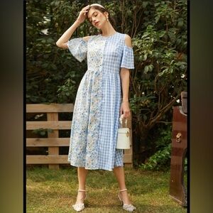 Shein - Spring Mixed print Dress